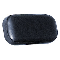UW81654   Seat Upper Back---Black Vinyl---Wood Back